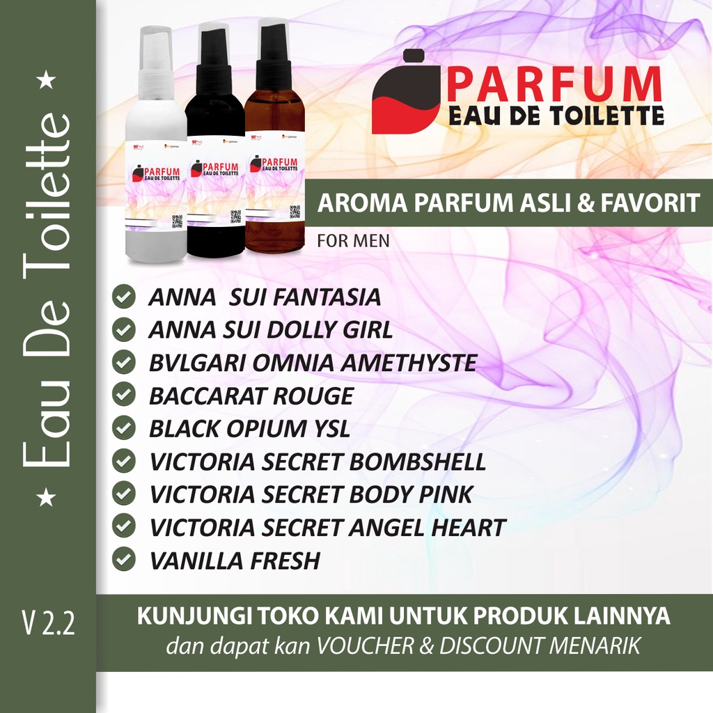 Parfum Eau Dee Toillete Aroma Wangi Segar 60 ml Spray