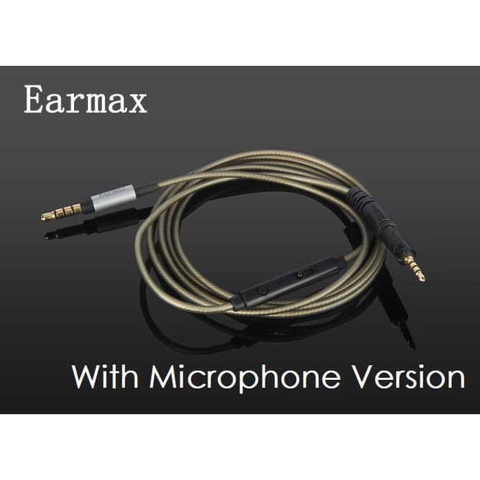 Earmax Headphone Cable Replacement Audio Technica ATH-M50X M40x M70x