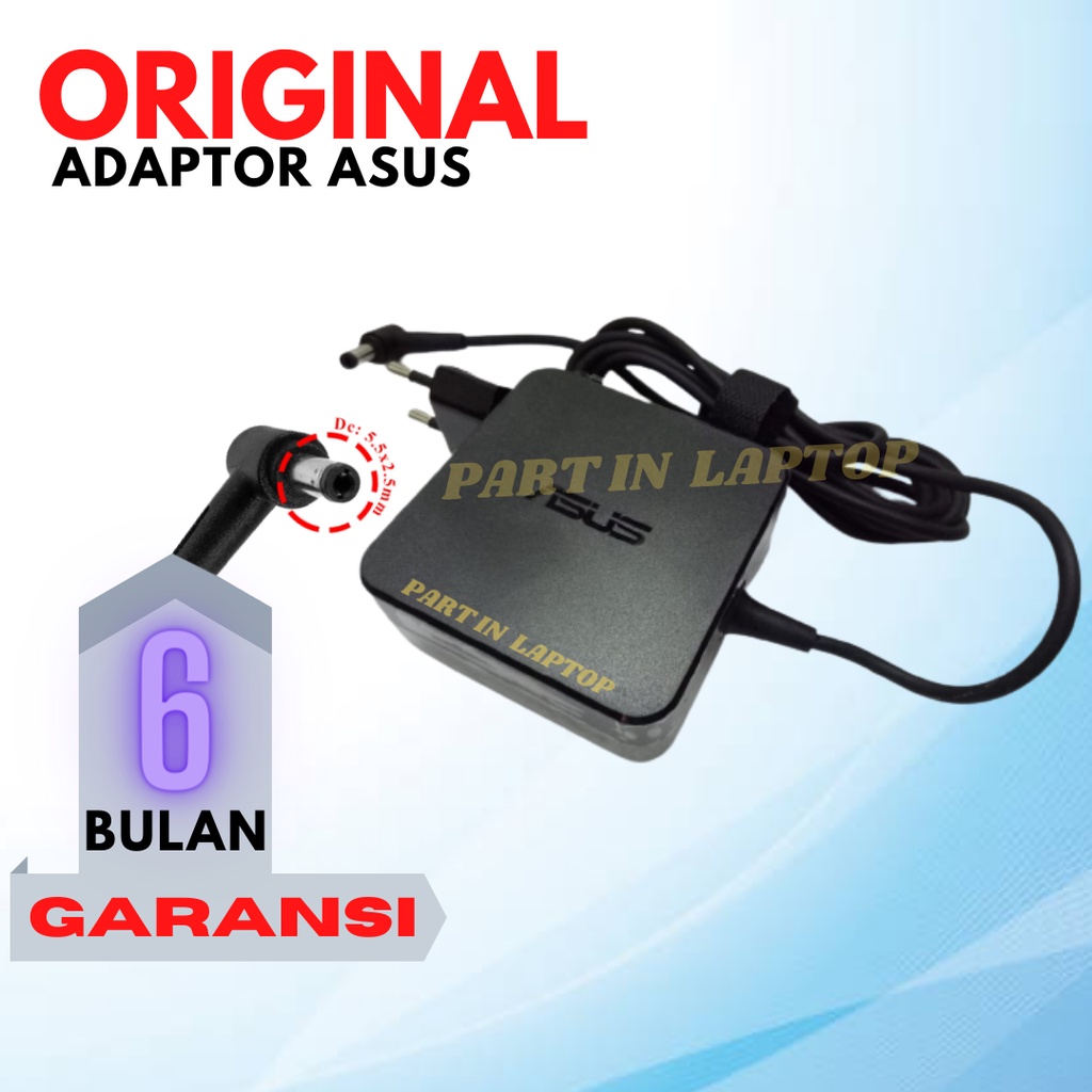 Charger Laptop Asus X452E X452C A455LA A455L X454W X454Y A450C ORIGINAL cas Casan