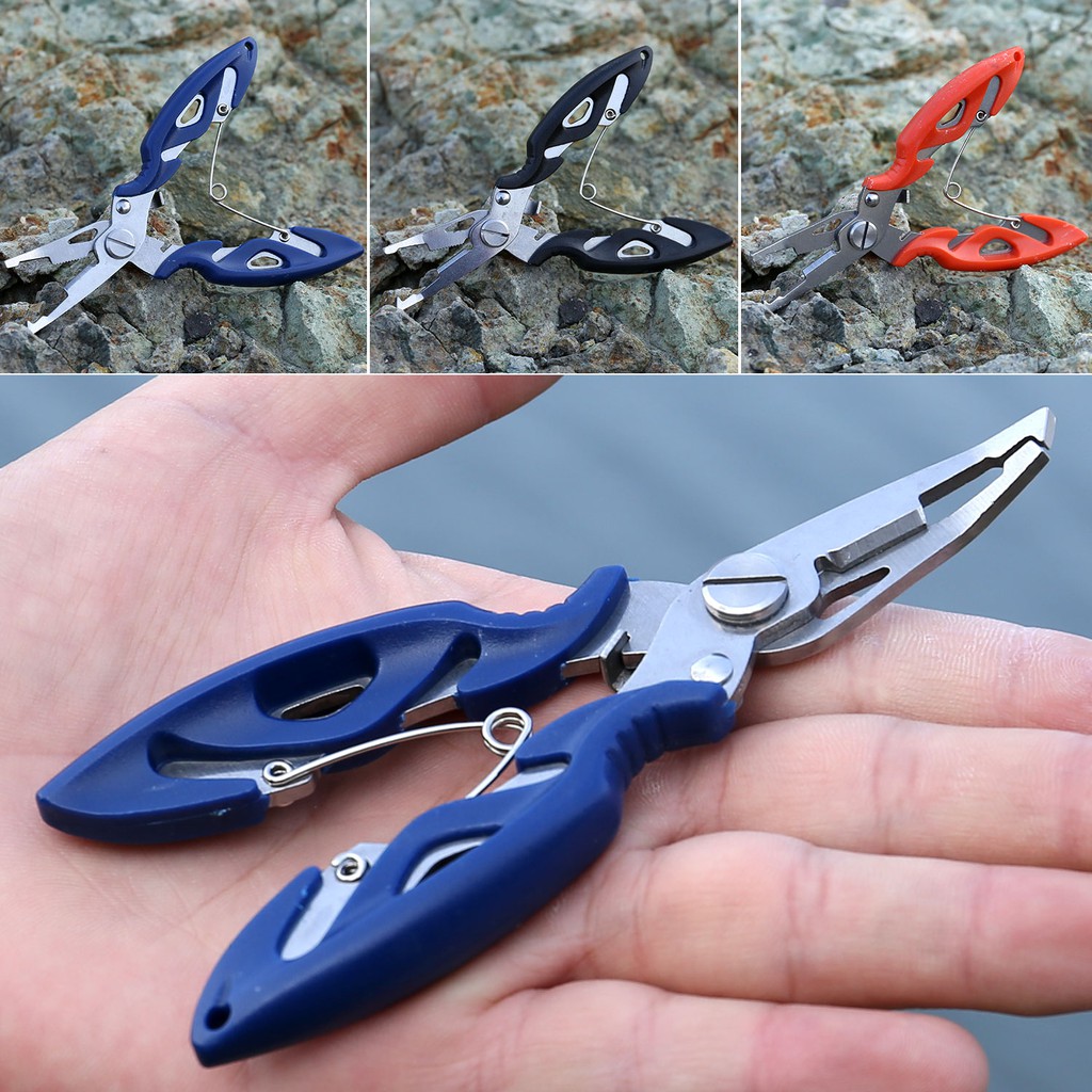 Pancing Scissor Fishing Pliers Fishing Clamp Fishing Pinset Tang Kail Pancing Gripper Tools