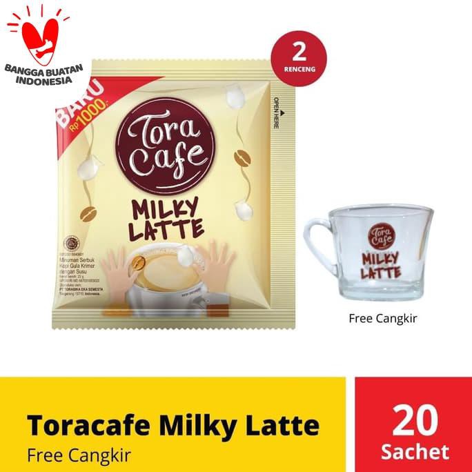 

Kopi- Toracafe Milky Latte Free Cangkir -Biji-Kopi.