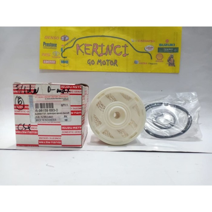 FILTER SOLAR ASLI ISUZU I6-98159693-0 D-MAX GENUINE - FUEL FILTER DMAX