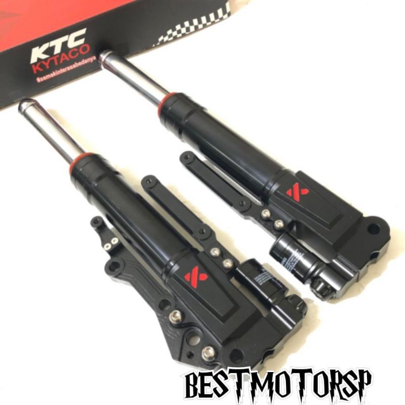 Suspension Nmax Old - Nmax New 2020 Suspension KTC KYTACO ORIGINAL Shock Depan USD SFF-07 BK 3D