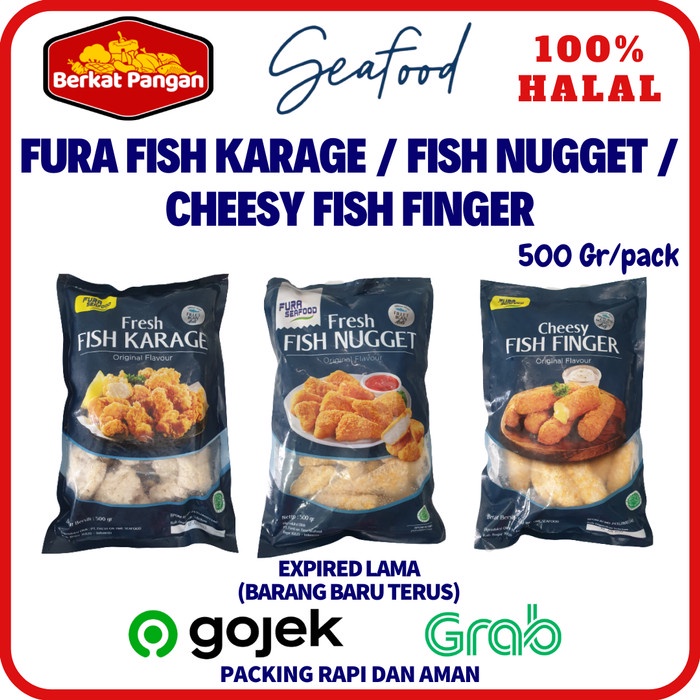 

FURA Seafood Fish Karage / Fish Nugget / Cheesy Fish Finger 500gr