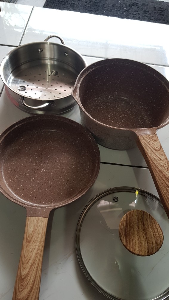 Welcook Marbel Knives Pisau Dapur Set 6 Pcs