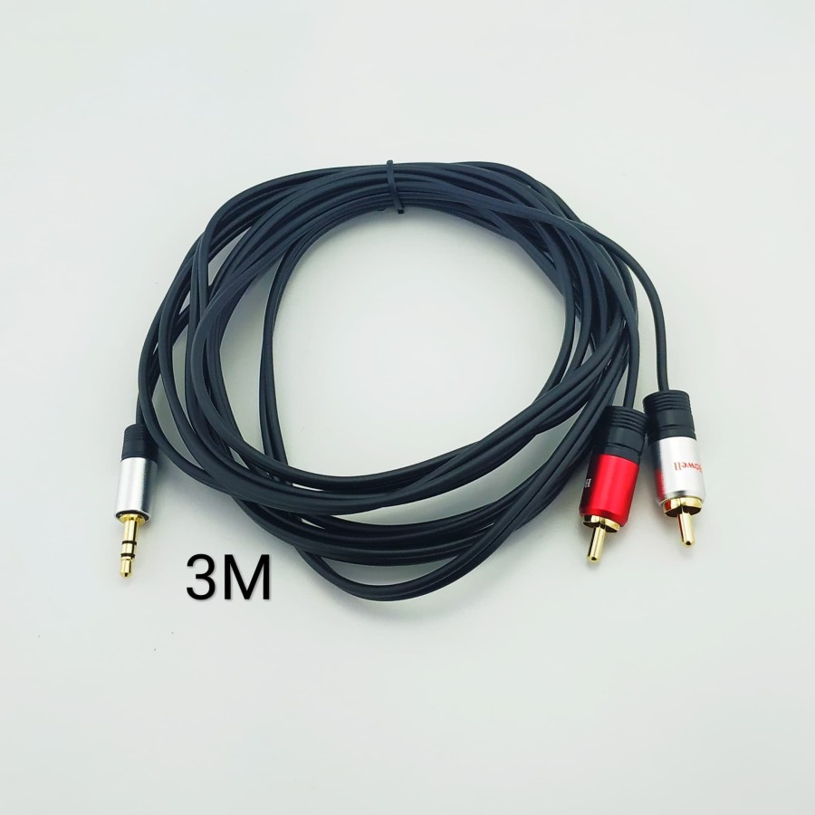 Howell Kabel Audio Aux 3.5mm to 2RCA 3M