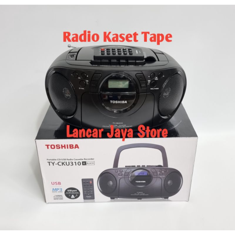 Toshiba CD Player Boombox CKU-310 Original Radio Kaset Tape Toshiba CKU310