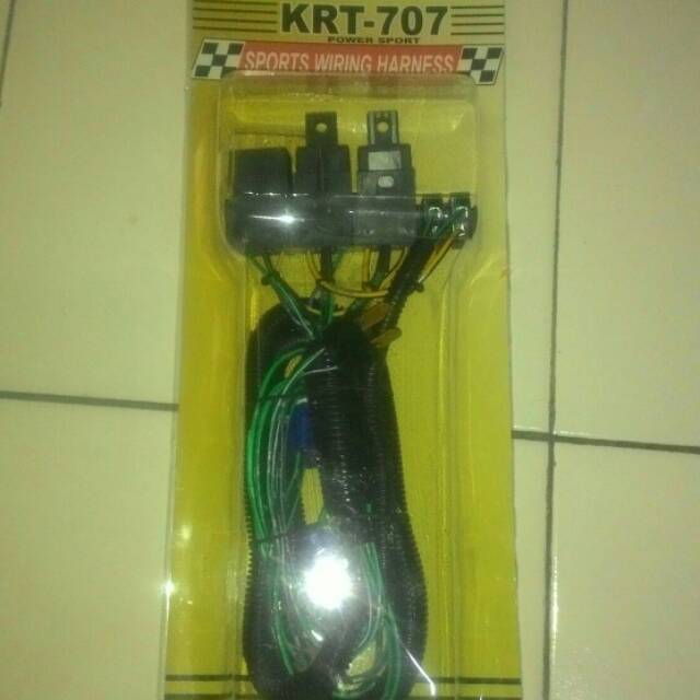 Kabel Relay Set 3 Relay Lampu Depan H4 Universal Bosch 3relay