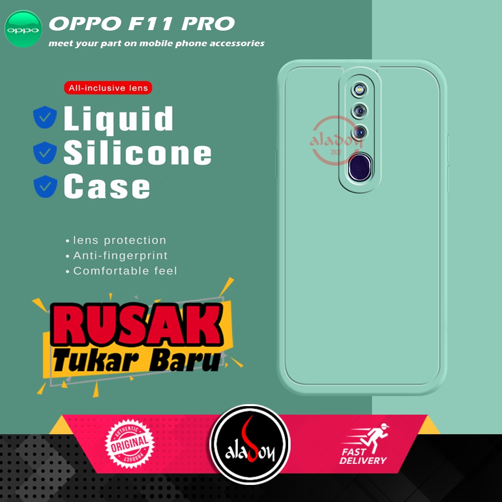 Case Oppo F11 Pro Soft Case Liquid Silicone Pro Camera Premium Casing