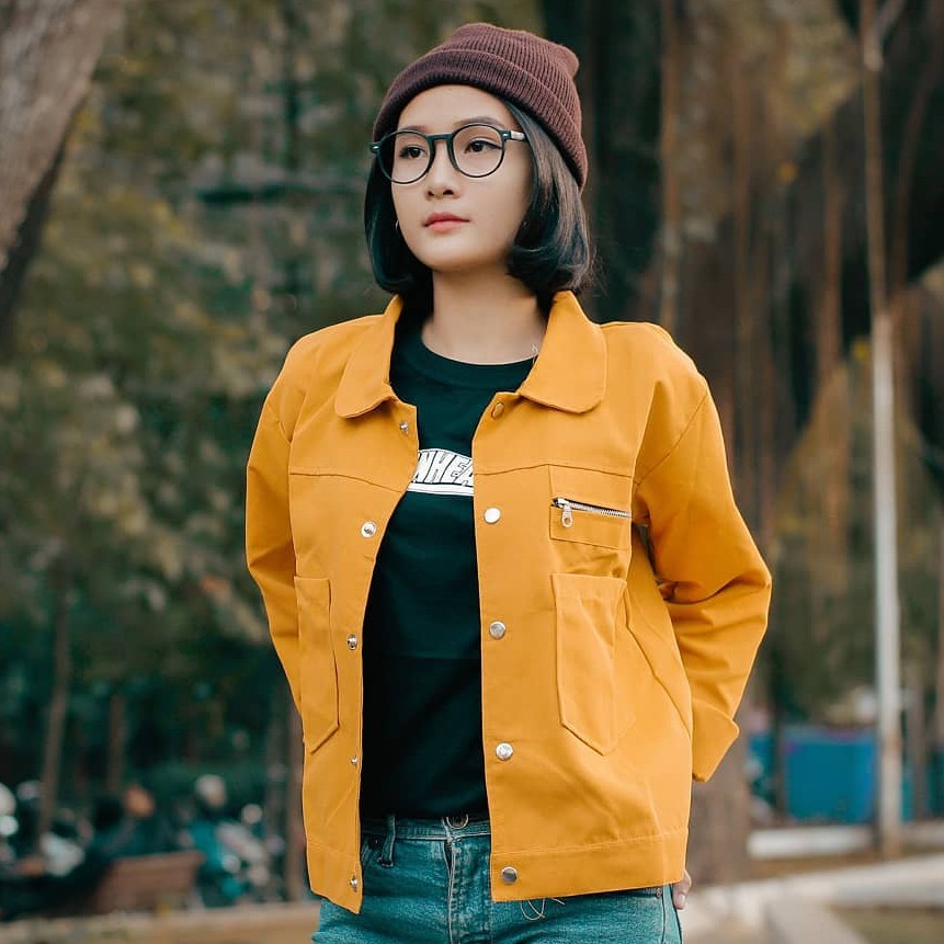 Public - Polan Jaket - Jaket Pocket Zippy Wanita