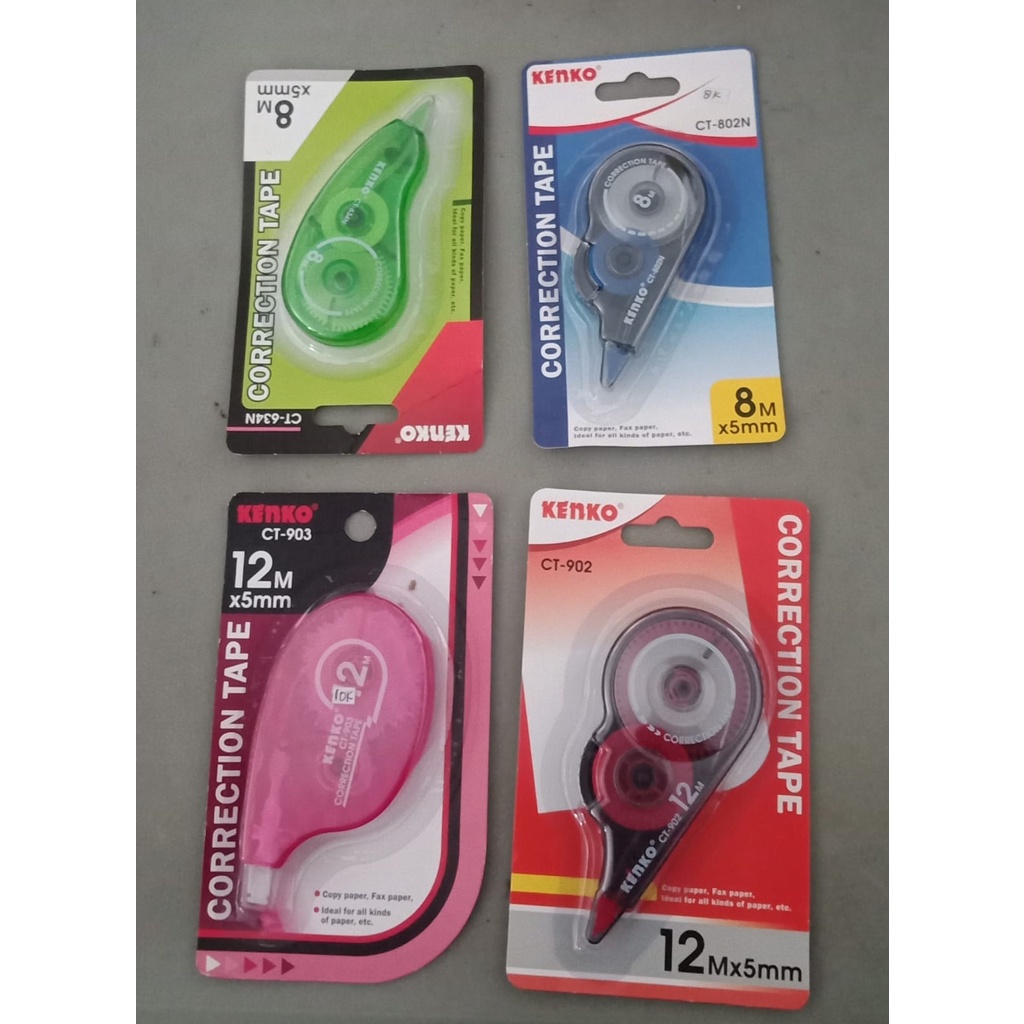 Correction Tape Pita Koreksi Kenko CT-634 , CT-802 ,CT-902, CT- 903