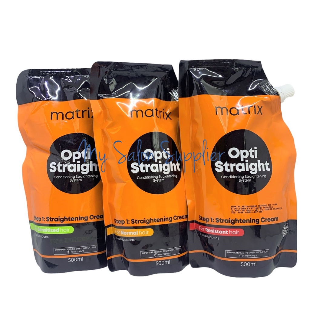 Matrix OptiStraight Opti Straight Step 1 Obat Pelurus Rambut 500ml