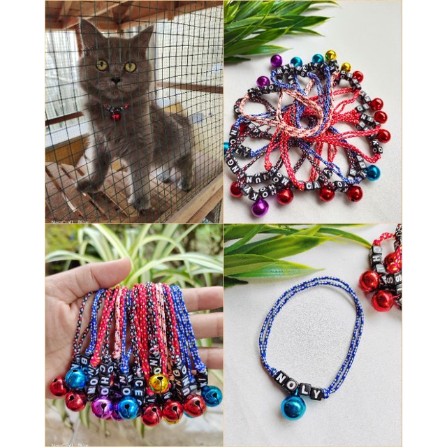 kalung kucing nama / kalung kucing lucu /kalung kucing alphabet