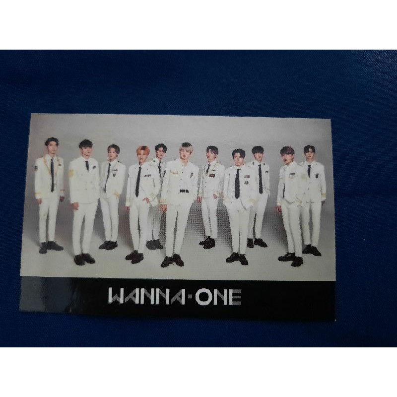 OFFICIAL PHOTOCARD WANNA ONE FROM WANNA ONE OFFICIAL LED HANDY FAN (BACA DESKRIPSI)