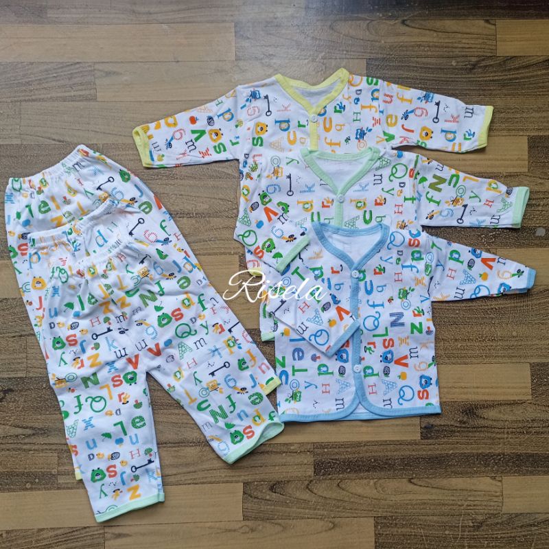 Stelan Bayi 6pcs/Baju Pendek Baju Panjang Baju Kutung