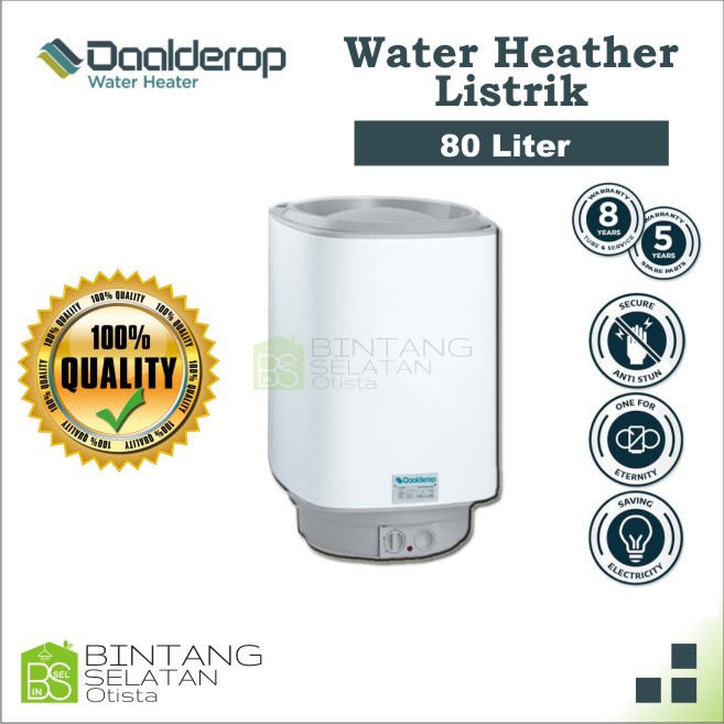 Water heater / Pemanas Air Listrik Daalderop 80 liter