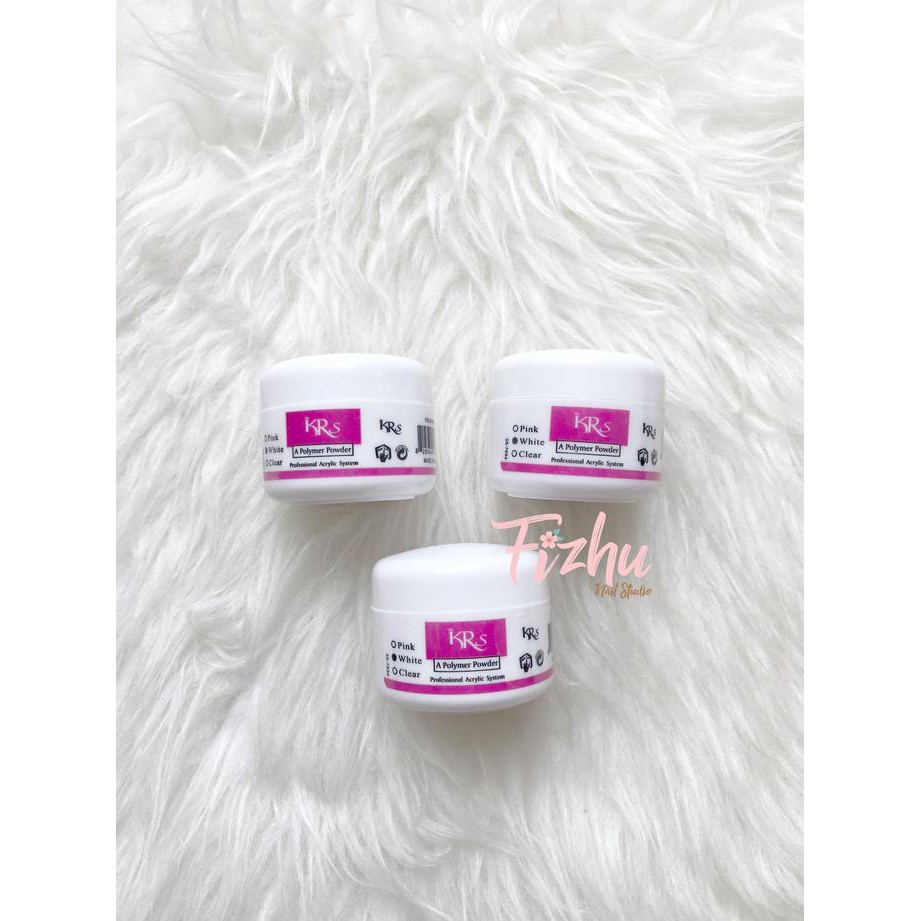 acrylic powder white krs / 3d nailart powder
