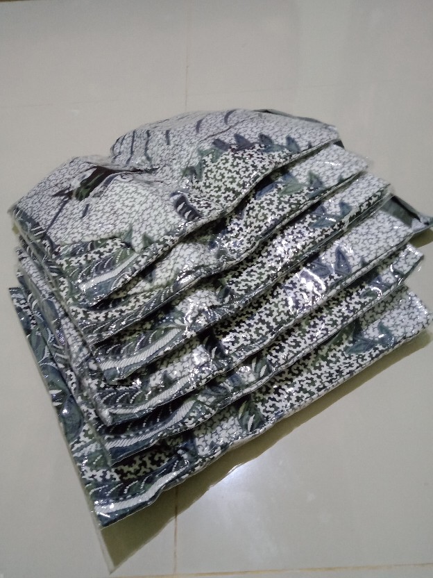 Batik Couple Tunik Kemeja Ready Seragam M L Xl Xxl Jumbo