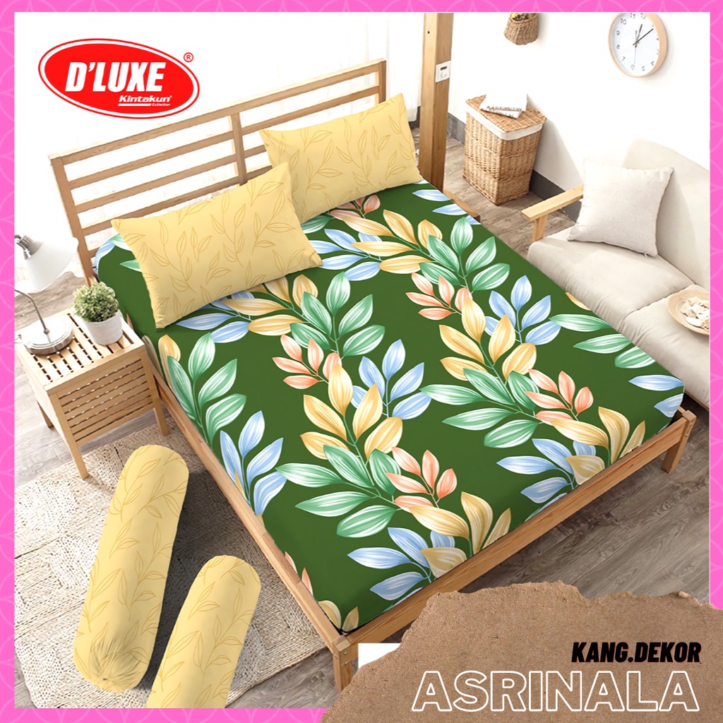 SPREI KINTAKUN DLUXE MOTIF ASRINALA 160x200 NO 2 QUEEN SEPREI CANTIK MURAH MOTIF TERBARU SEPRAI KAMAR TIDUR D’LUXE SEPREI AESTHETIC D LUXE KINTAKUN SEPRAI CANTIK SEPRE DLUXE PROMO ANTI LUNTUR MOTIF PLUS SARUNG BANTAL SPREI DEWASA ALAS KASUR SPREI ADEM