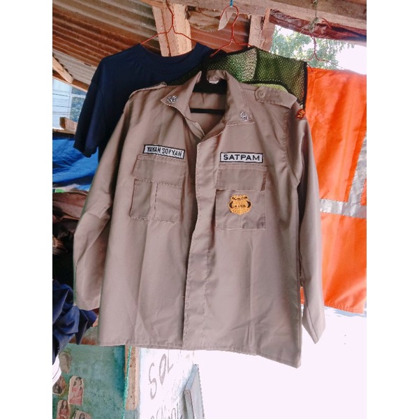 BAJU SATPAM PDL PLUS ATRIBUT