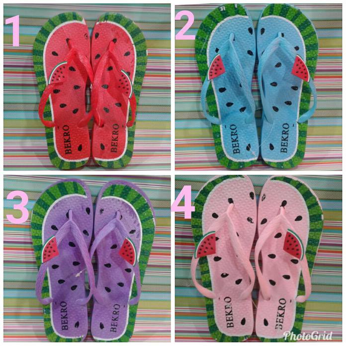 NSS SENDAL JEPIT KARET WANITA DEWASA#MODEL SEMANGKA