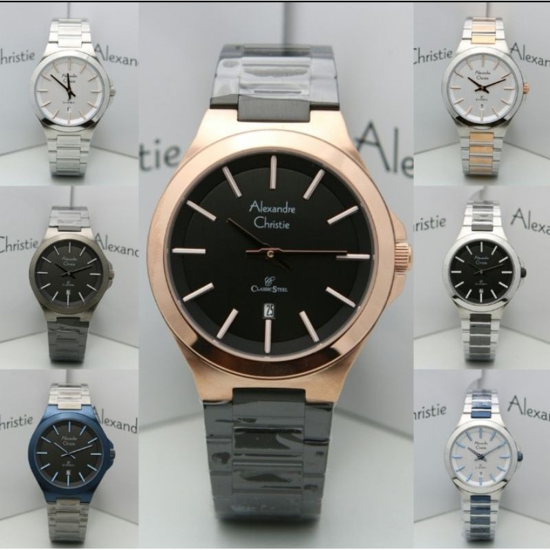 Original Alexandre Christie jam tangan pria ac8348/ ac 8348