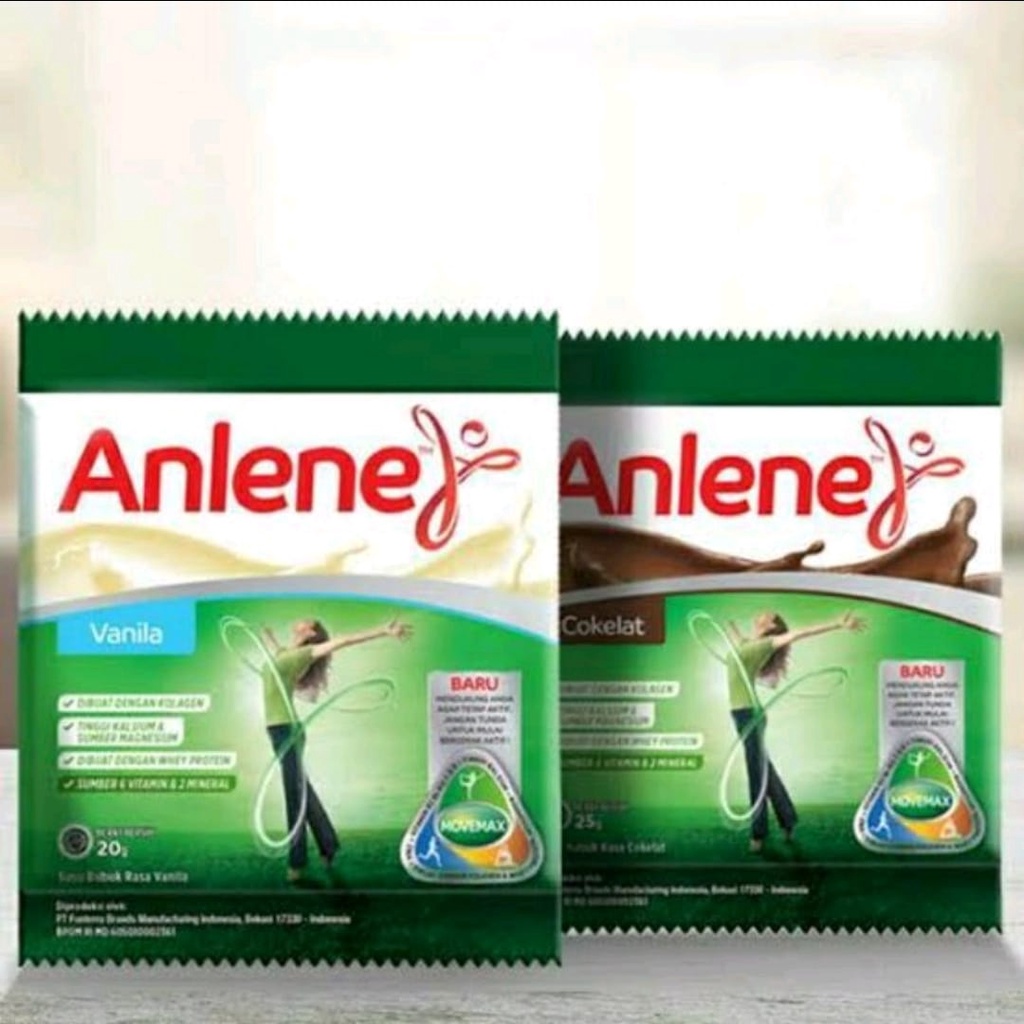 

ANLENE SUSU VANILLA / COKLAT 10 X 20GR