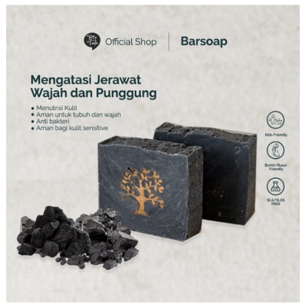 BioTalk Sabun Natural Herbal | Detox Soap | Kulit Berminyak / Berjerawat | 120 gram