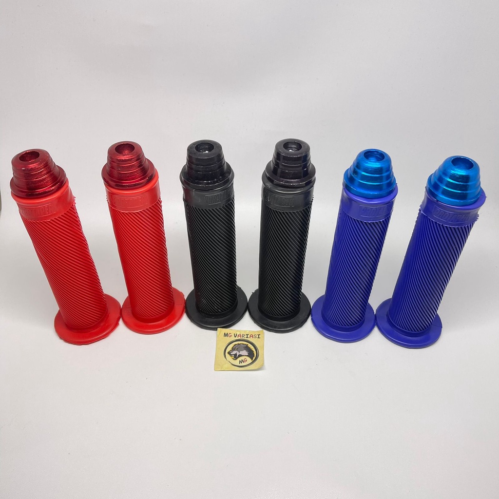 PAKET HANDGRIP BULU PROTAPER SUPER EMPUK PLUS JALU STANG / GRIP BULU PROTAPER HITAM MERAH BIRU PLUS JALU STANG