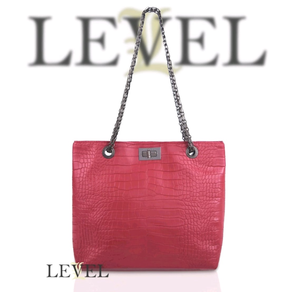 HANDBAGKU TAS LEVEL CROCFULL PREMIUM TOTE BAG FASHION WANITA batam import grosir selempang korea
