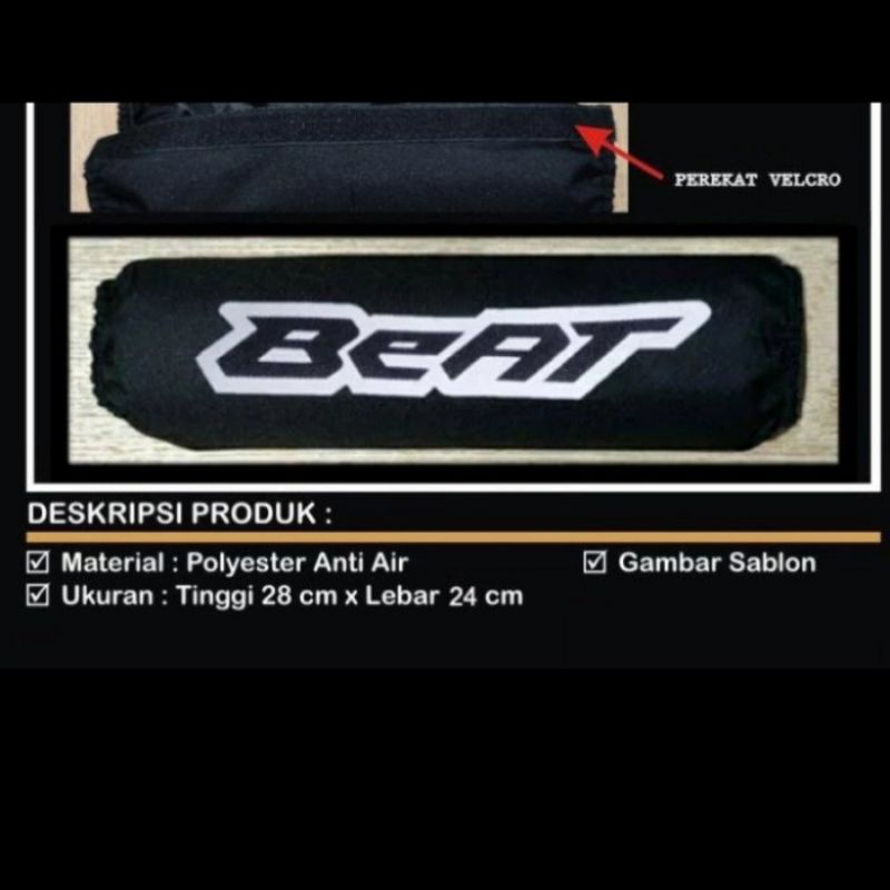 Sarung Shock breaker| pelindung Shock breaker belakang universal| Scoopy vario beat rcb