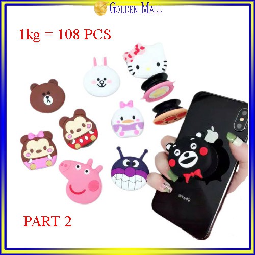 POPSOCKET 3D KARAKTER 3D CARTOON POP SOCKET AKSSESORIS HP NEW ARRIVAL50 GM205 COD [1KG=108 PCS]