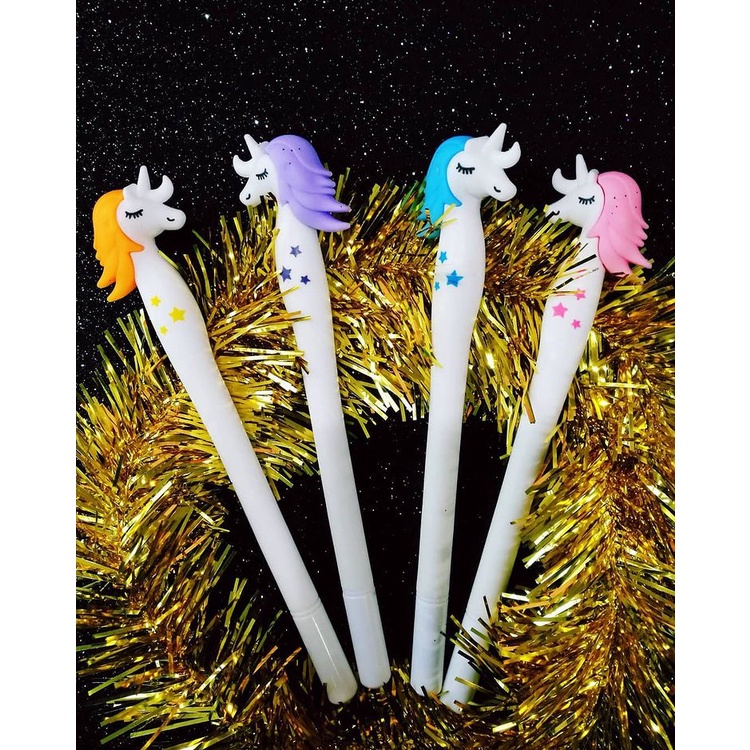

Pulpen Unicorn Dot Star/ Pulpen Gell / Pulpen Karakter / Bulpoint / Pen Gell