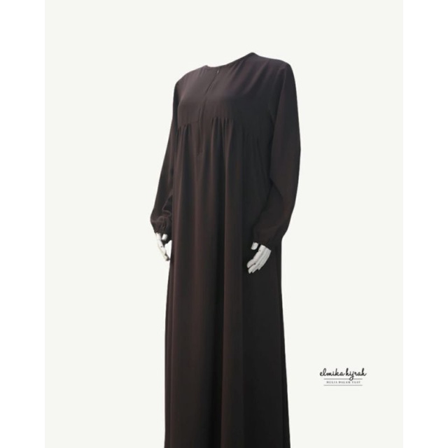Iffah Gamis Polos Dewasa Syari Elmika Hijrah