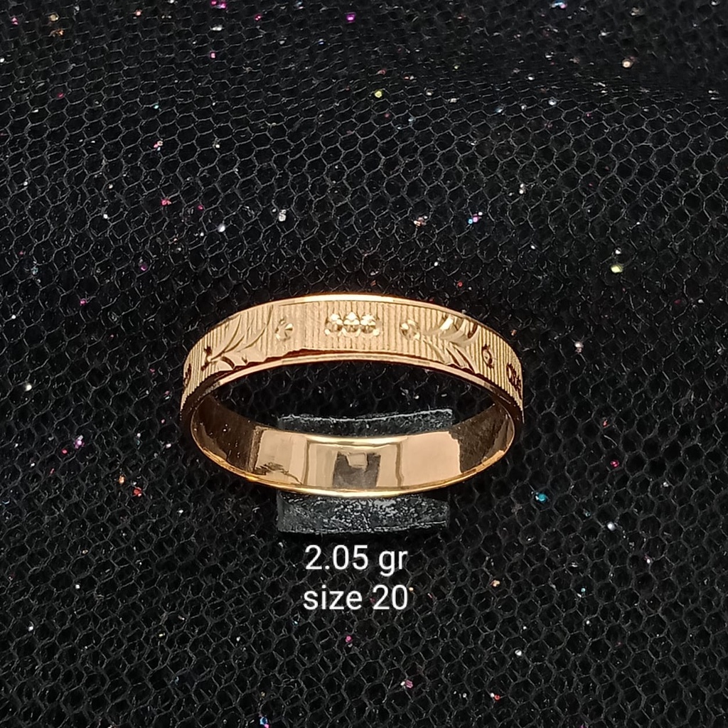 Cincin Emas 17K - 2.05 gr Kadar 750 - 363