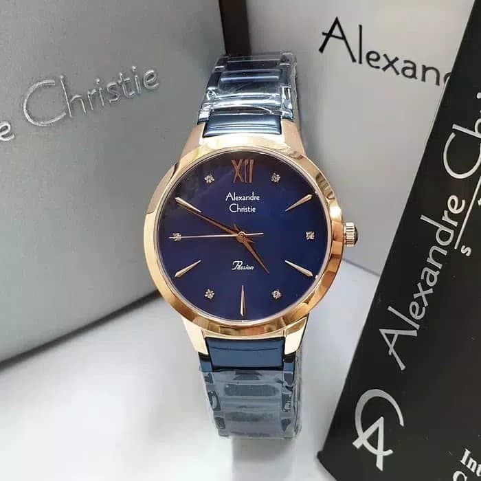 Jam Tangan Wanita Alexandre Christie Original New Model AC3775