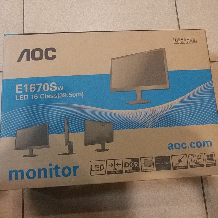 LED AOC 16Inc E1670Sw garansi resmi