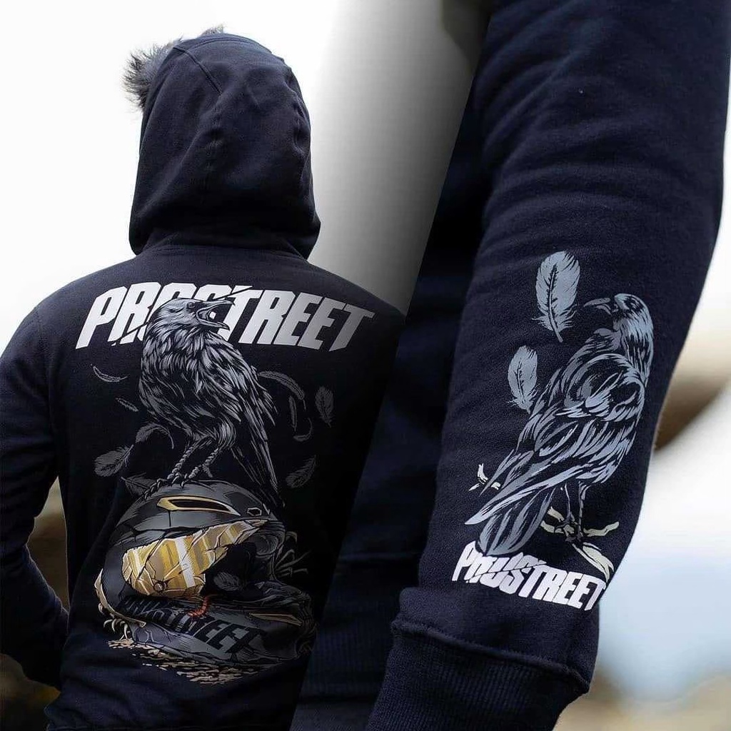 HOODIE PROSTREET SUNMORI, PROSTREET SUNMORI HOODIE/PROSTREET BLACK NEW