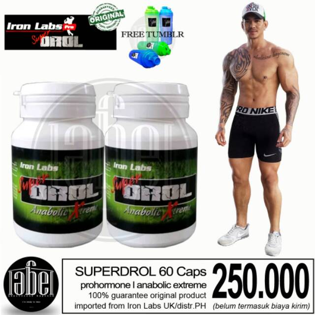 SUPERDROL - IRONLABS - SUPLEMEN - STEROID - PROHORMONE - ANABOLIC - SUPLEMEN OTOT - SUPLEMEN IMPORT