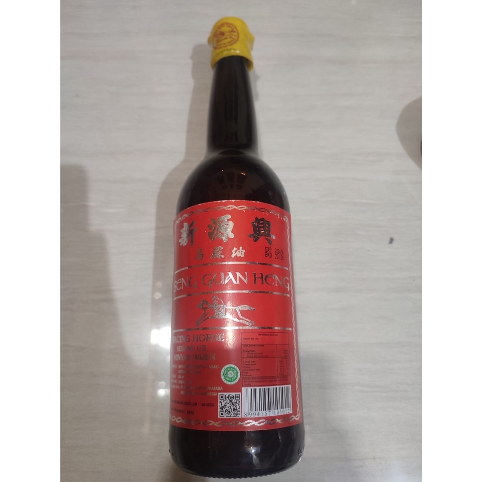 

Minyak Wijen/Sesame Oil Seng Guan Heng 600 ml