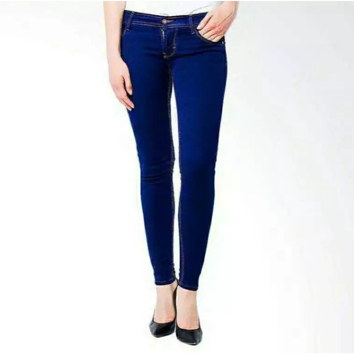 Celana softjins cewe  skinny/ jeans wanita polos pensil