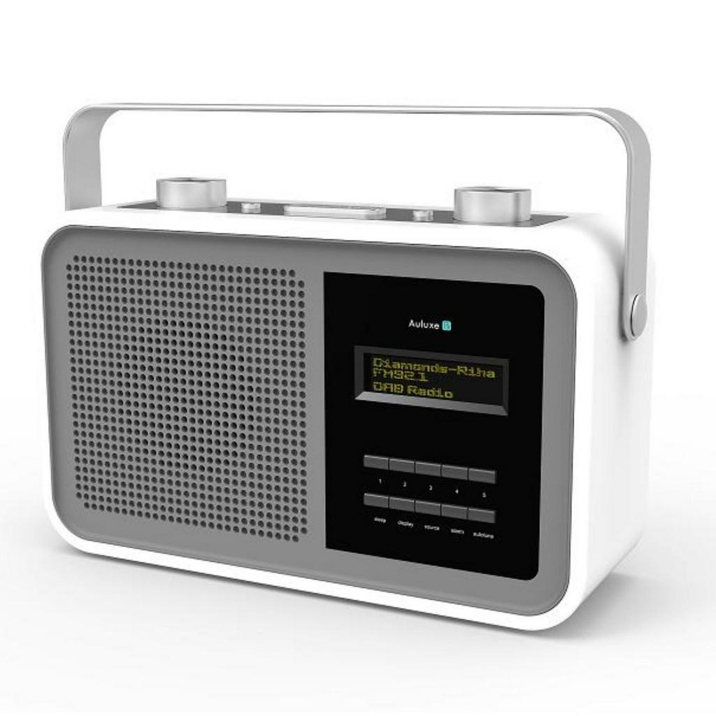 Auluxe Speaker Portable DAB Radio with Bluetooth DAB1 BR1010 - Black