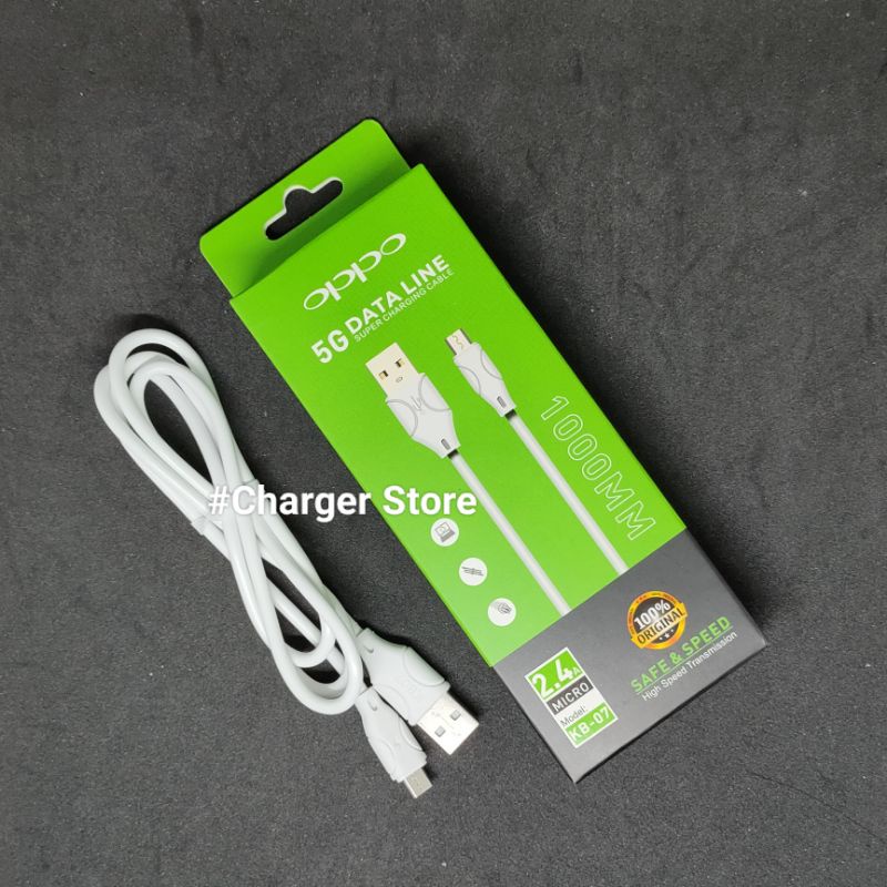 Kabel Data Oppo 2.4A Fast Charging Micro USB 5G Data Line Quick Charge