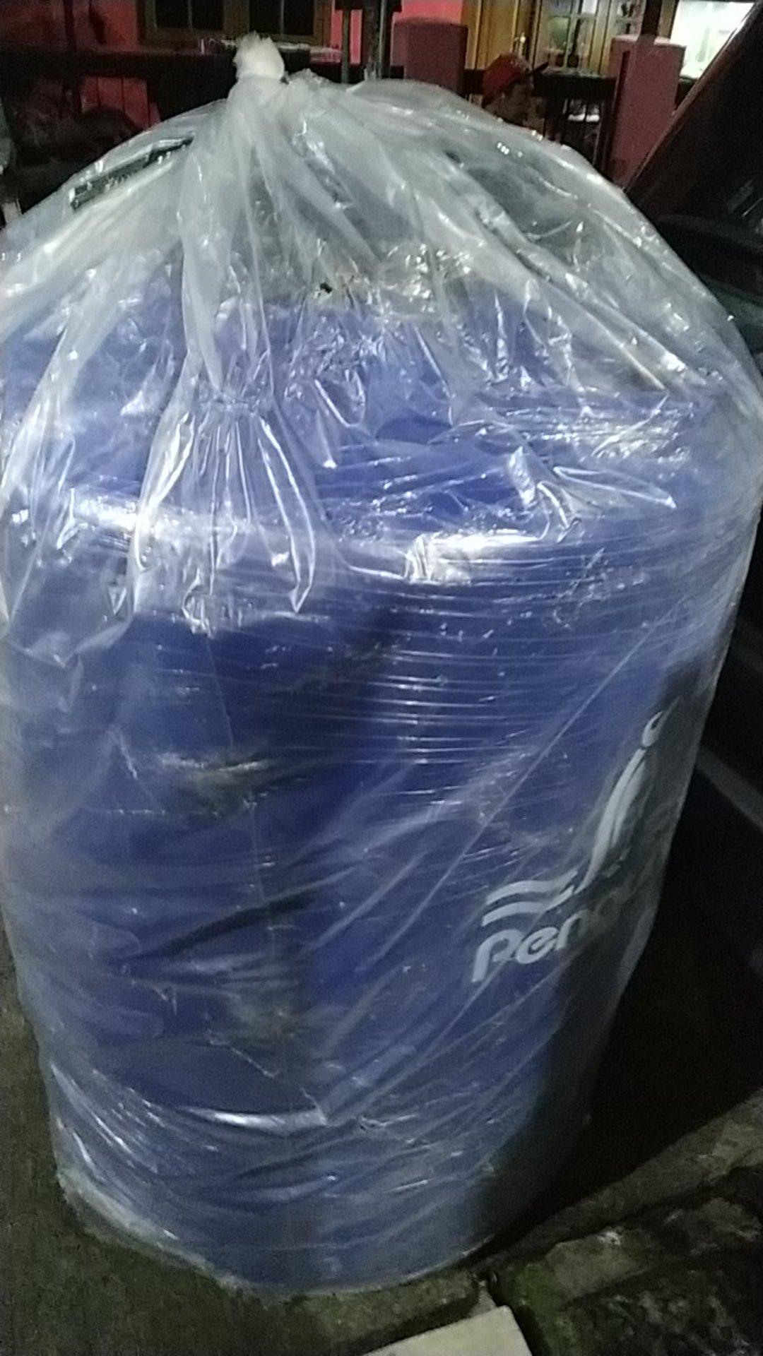 Penguin - Tangki Tandon Toren Air Water Tank Set Tb 70 Tb70 650 L Biru Tua