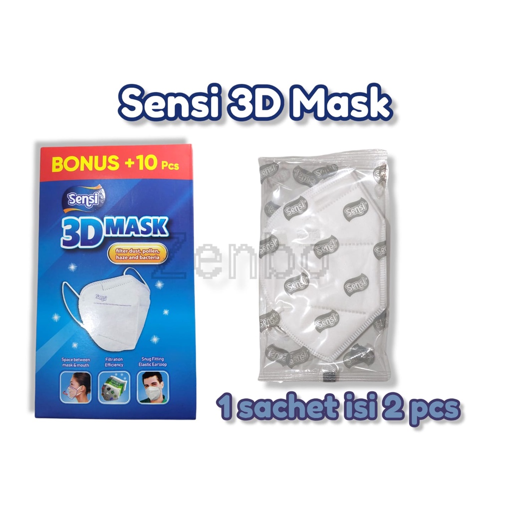 Masker Sensi 3D Mask Model KN95