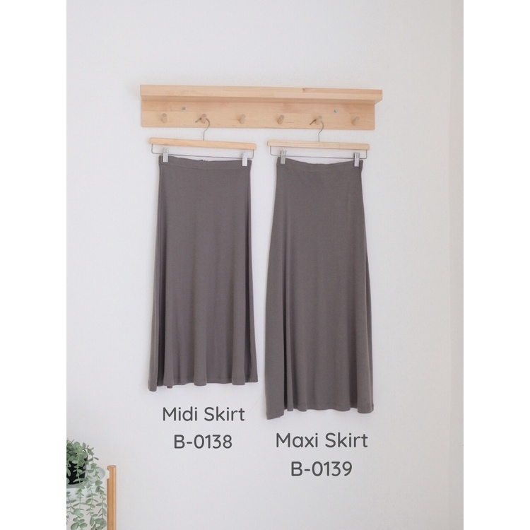 Kadaka B-0139 Rok Maxi Skirt Panjang Wanita Stretch