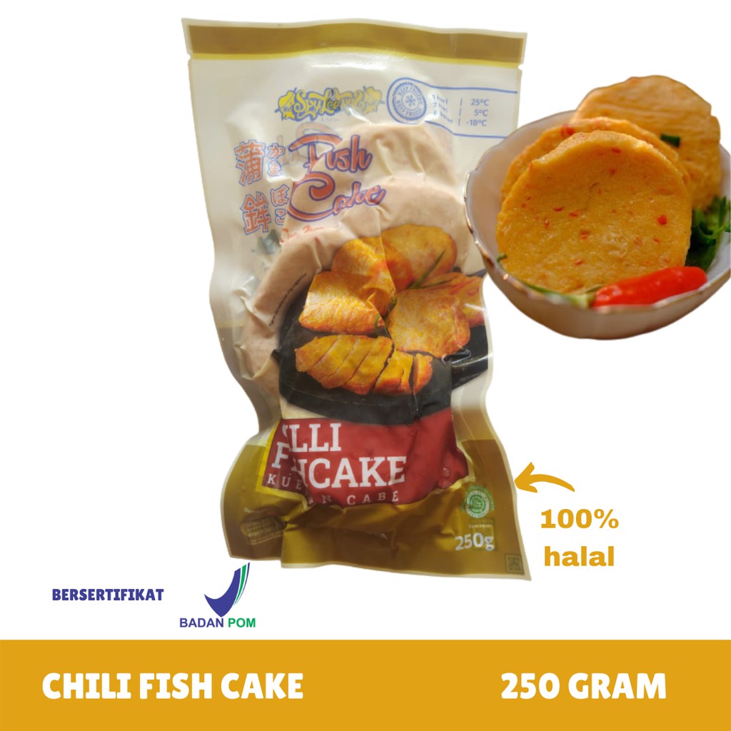 Spylee Chili Fish Cake Frozen Food 250GR