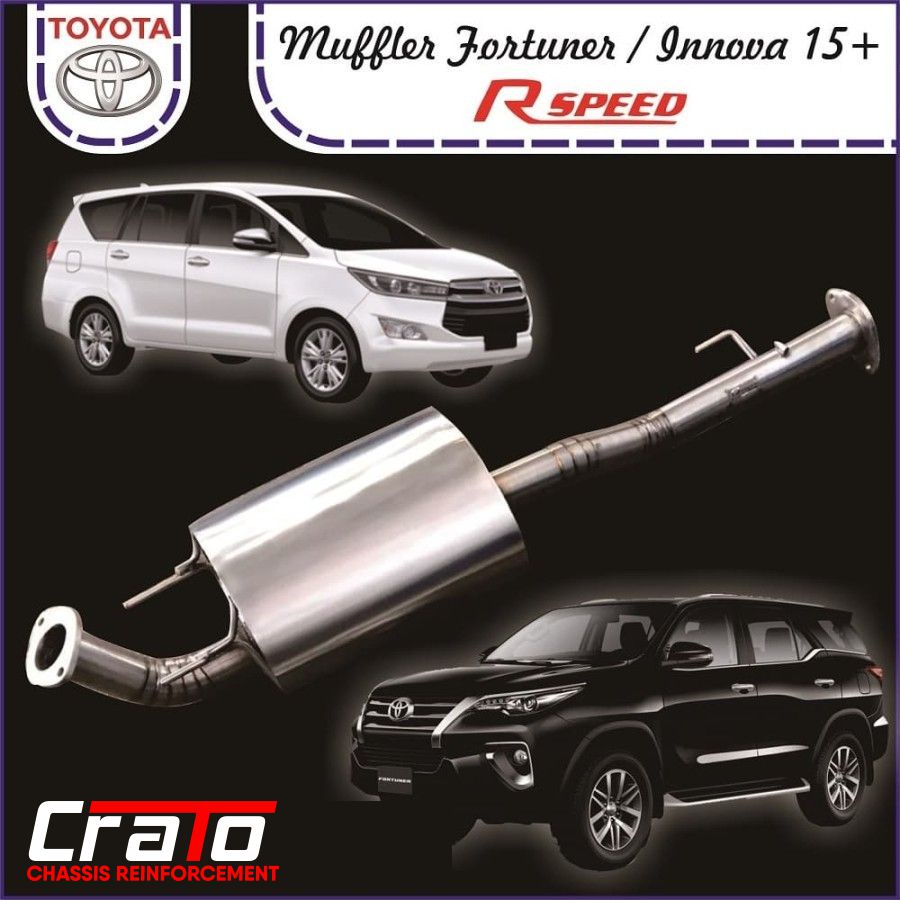Aksesoris Knalpot Muffler Toyota Innova / Fortuner 2GD