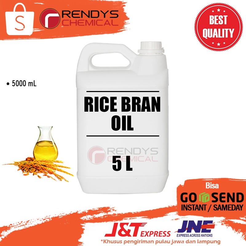 Rice Bran Oil 5 Liter / Minyak Bekatul / Minyak Dedak Padi 5 Liter