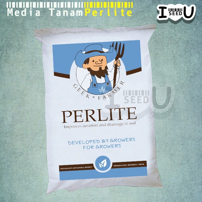 Perlite 3-8mm Media Tanam 6 Liter - Geek Farmer